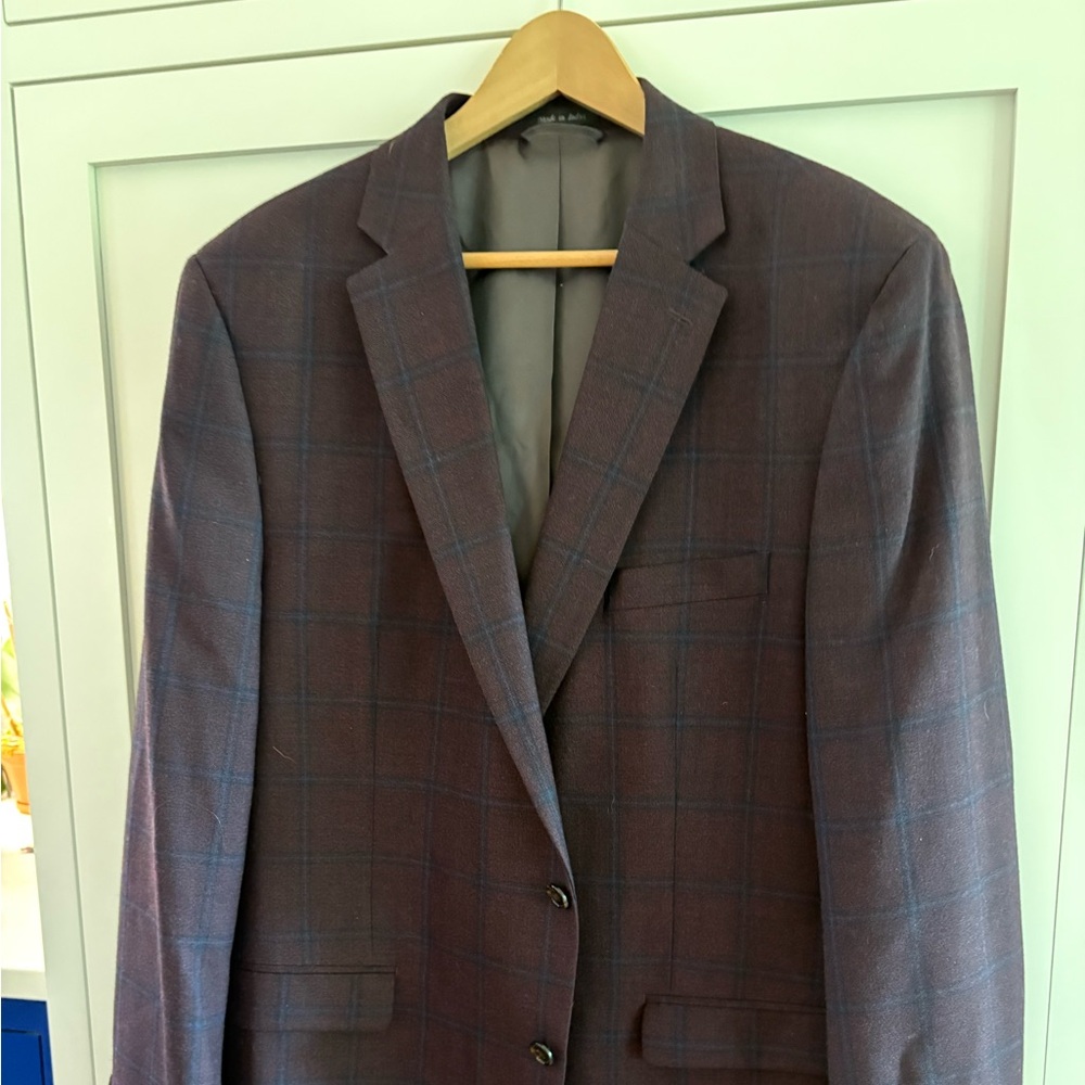 Ralph Lauren Purple Sport Coat with Notched Lapels
